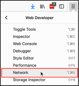 Select Network option